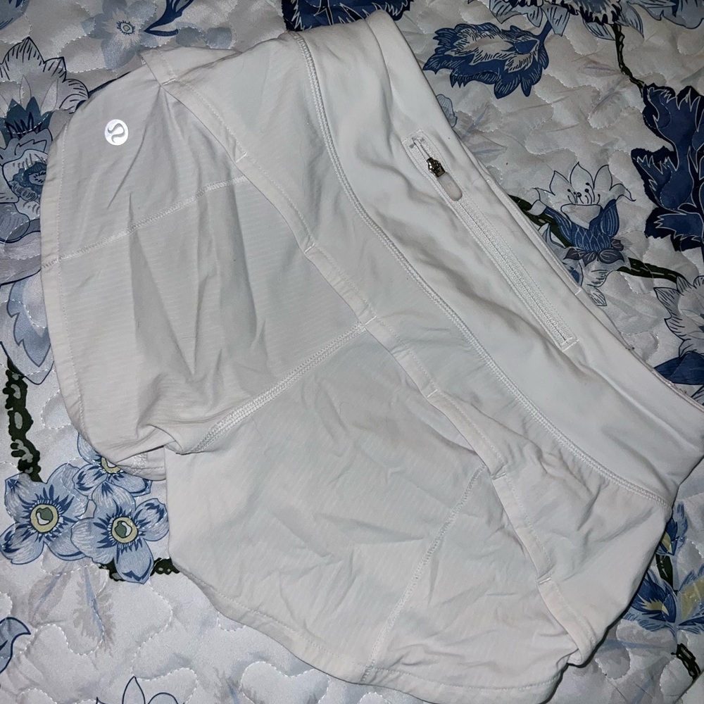 white lululemon speed ups 2.5 size 0